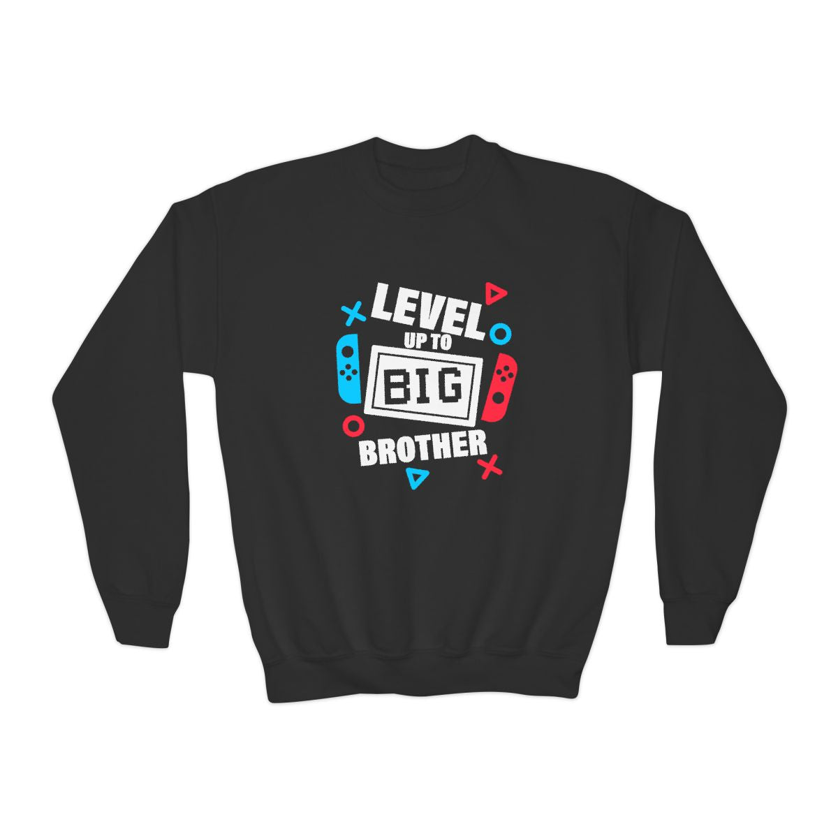 Black Youth Crewneck Sweatshirt & Infant Bodysuit Bundle - Video Game Inspired Apparel